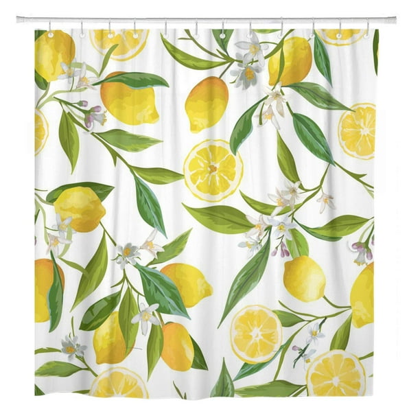 16 x 24 Inches Modern Summer Bright Yellow Lemons Fruits 3 Piece Bathroom Rug Set Bath Mats Perfect Carpet Mats for Tub U Shaped Contour Mat Toilet Lid Cover Non-Slip with Rubber Backing 16 x 24 Inches Modern Summer Bright Yellow Lemons Fruits 3 Piece Bathroom Rug Set Bath Mats Perfect Carpet Mats for Tub U Shaped Contour Mat Toilet Lid Cover Non-Slip with Rubber Backing